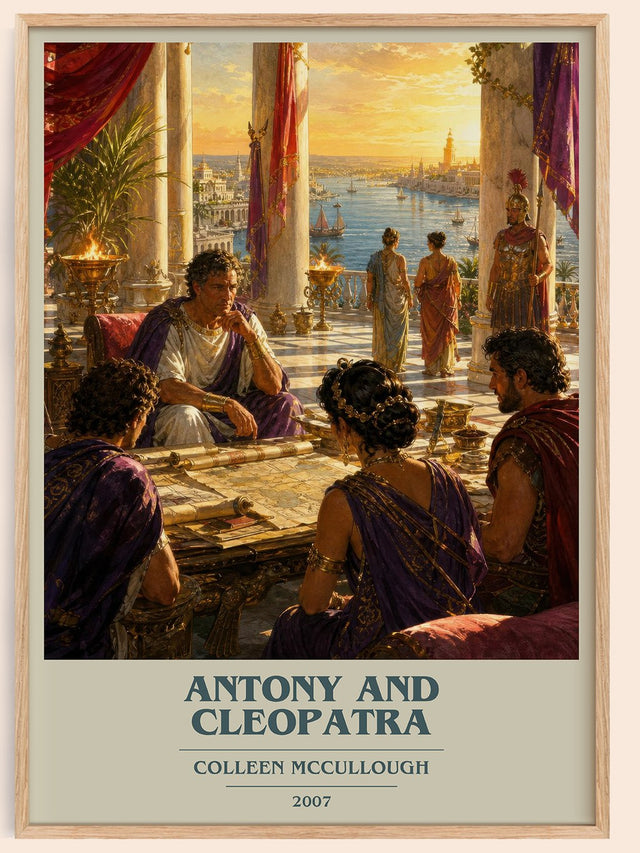 Antony and Cleopatra Book Cover Poster by Colleen McCullough