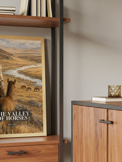 The Valley of Horses book watercolour illustration paper finish options – matte satin gloss