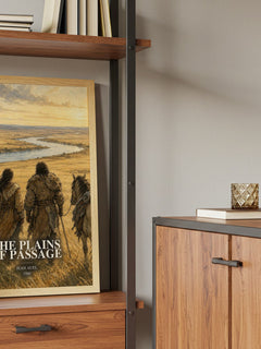 The Plains of Passage book watercolour illustration paper finish options – matte satin gloss