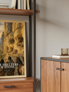 The Shelters of Stone book watercolour illustration paper finish options – matte satin gloss