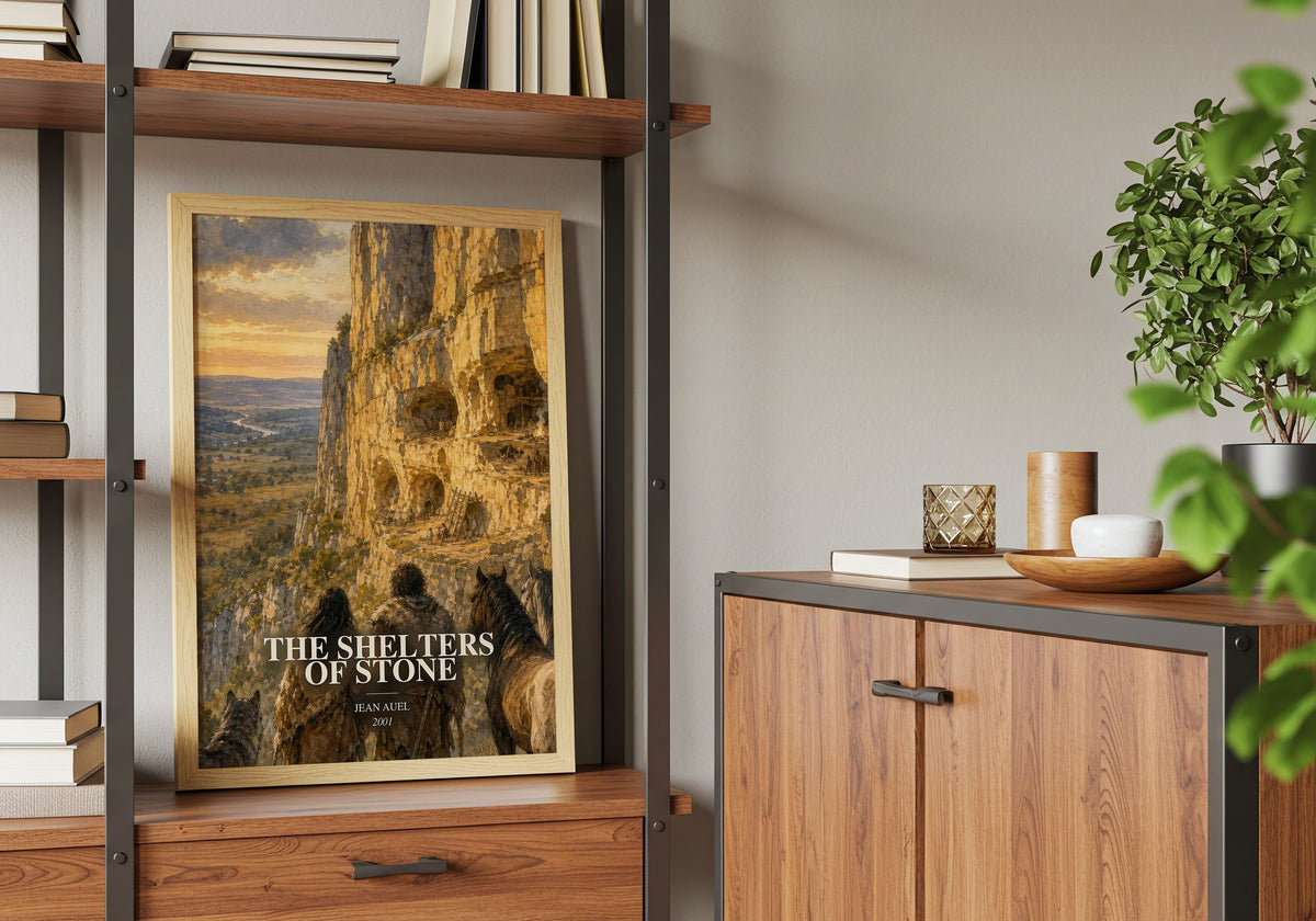 The Shelters of Stone book watercolour illustration paper finish options – matte satin gloss