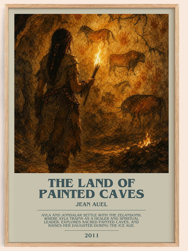 The Land of Painted Caves Bookish Wall Art by Jean Auel