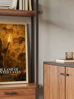 The Land of Painted Caves book watercolour illustration paper finish options – matte satin gloss