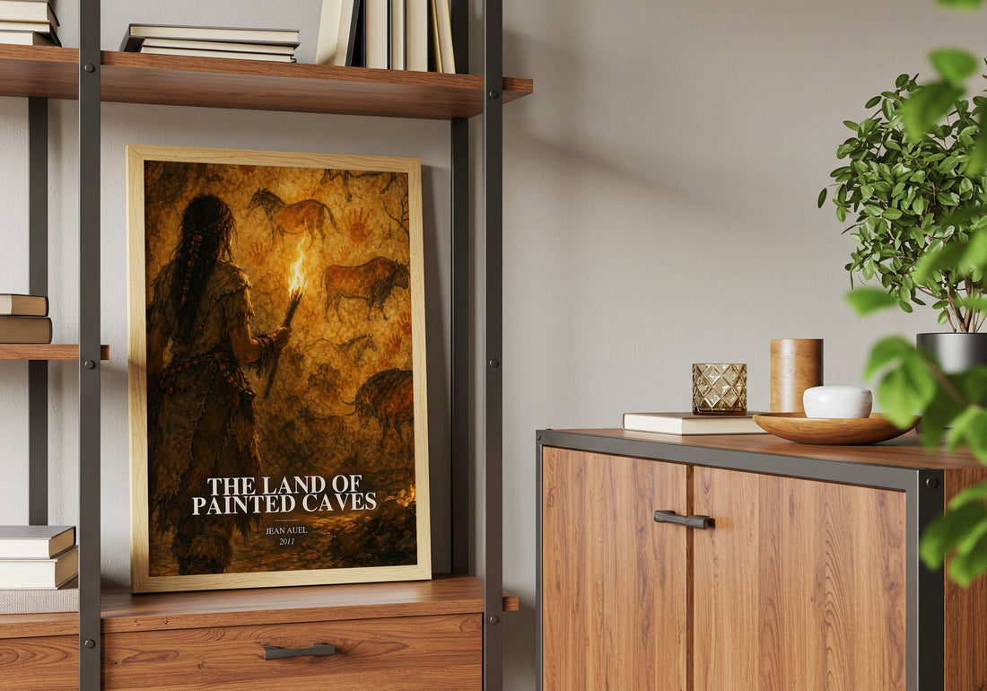 The Land of Painted Caves book watercolour illustration paper finish options – matte satin gloss