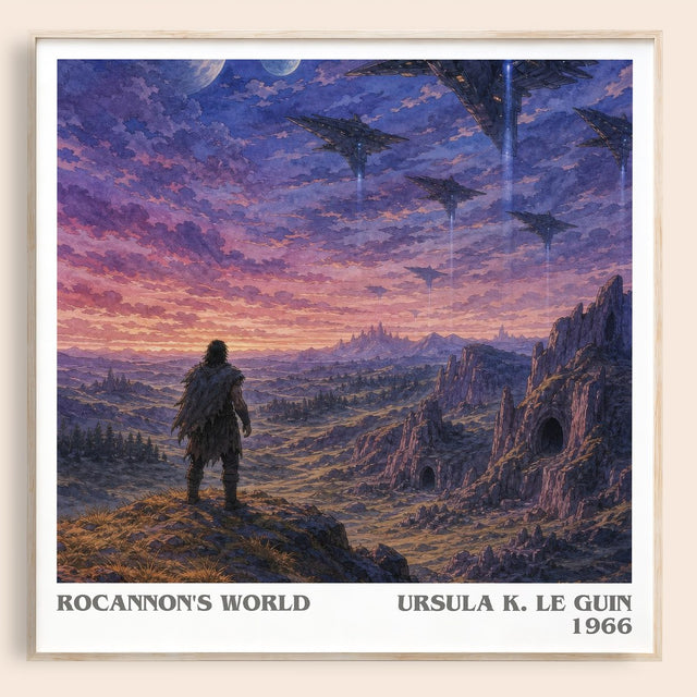 Rocannon's World Literary Art Print by Ursula K. Le Guin