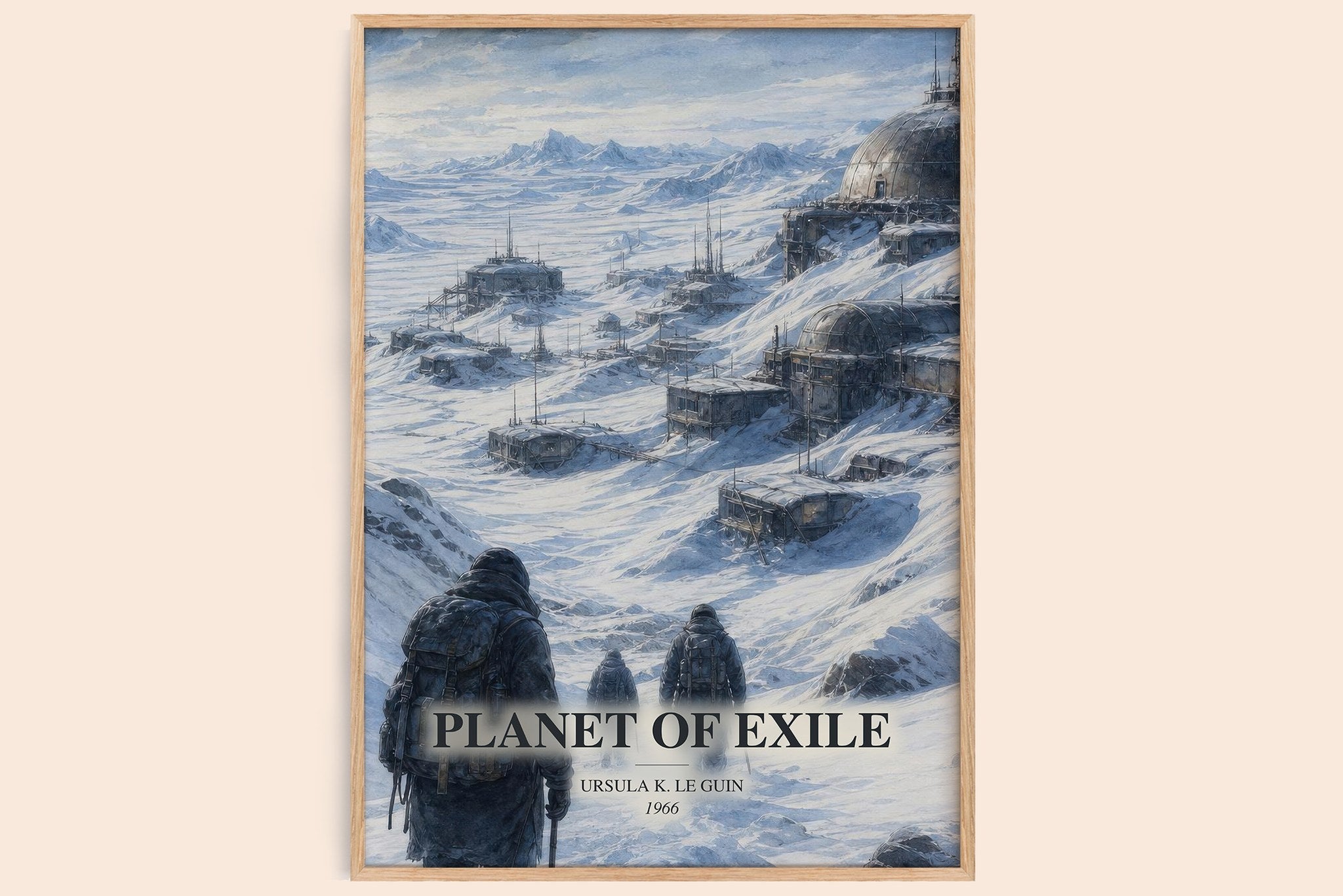 Planet of Exile Book Watercolour Illustration by Ursula K. Le Guin