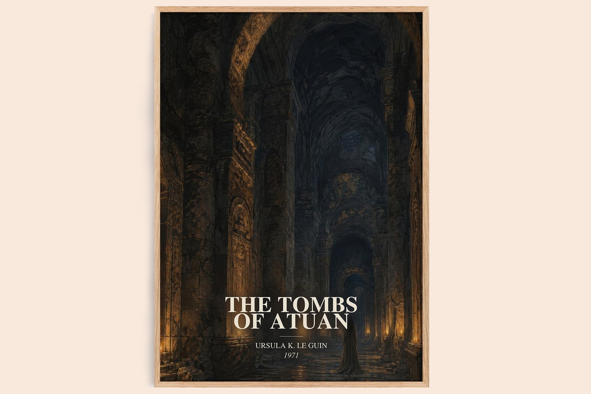 The Tombs of Atuan Book Watercolour Illustration by Ursula K. Le Guin