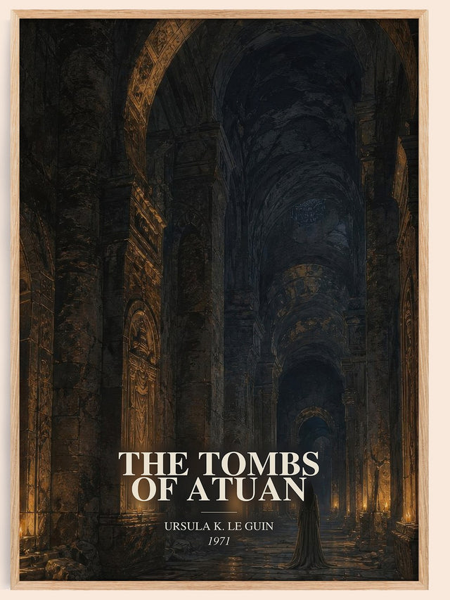 The Tombs of Atuan Book Watercolour Illustration by Ursula K. Le Guin