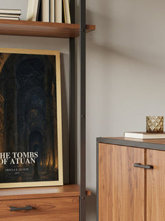 The Tombs of Atuan book watercolour illustration paper finish options – matte satin gloss