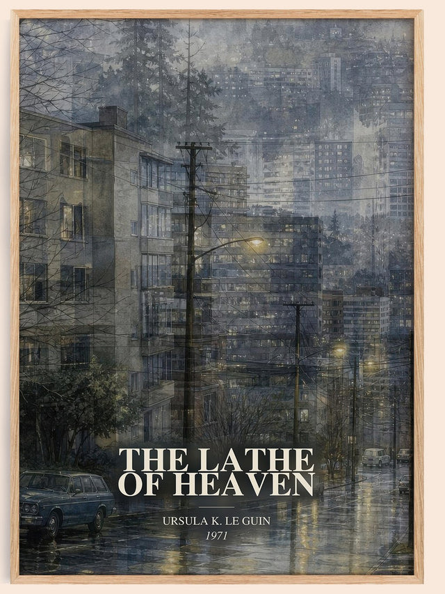 The Lathe of Heaven Book Watercolour Illustration by Ursula K. Le Guin