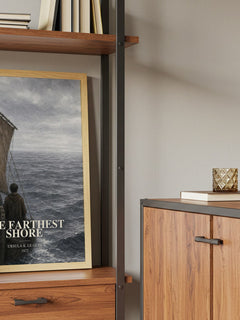 The Farthest Shore book watercolour illustration paper finish options – matte satin gloss
