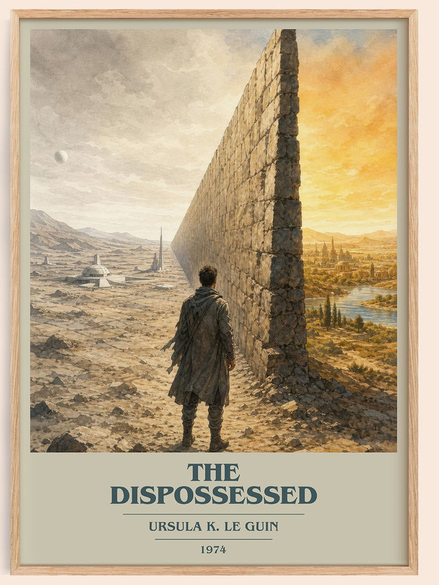 The Dispossessed Book Cover Poster by Ursula K. Le Guin