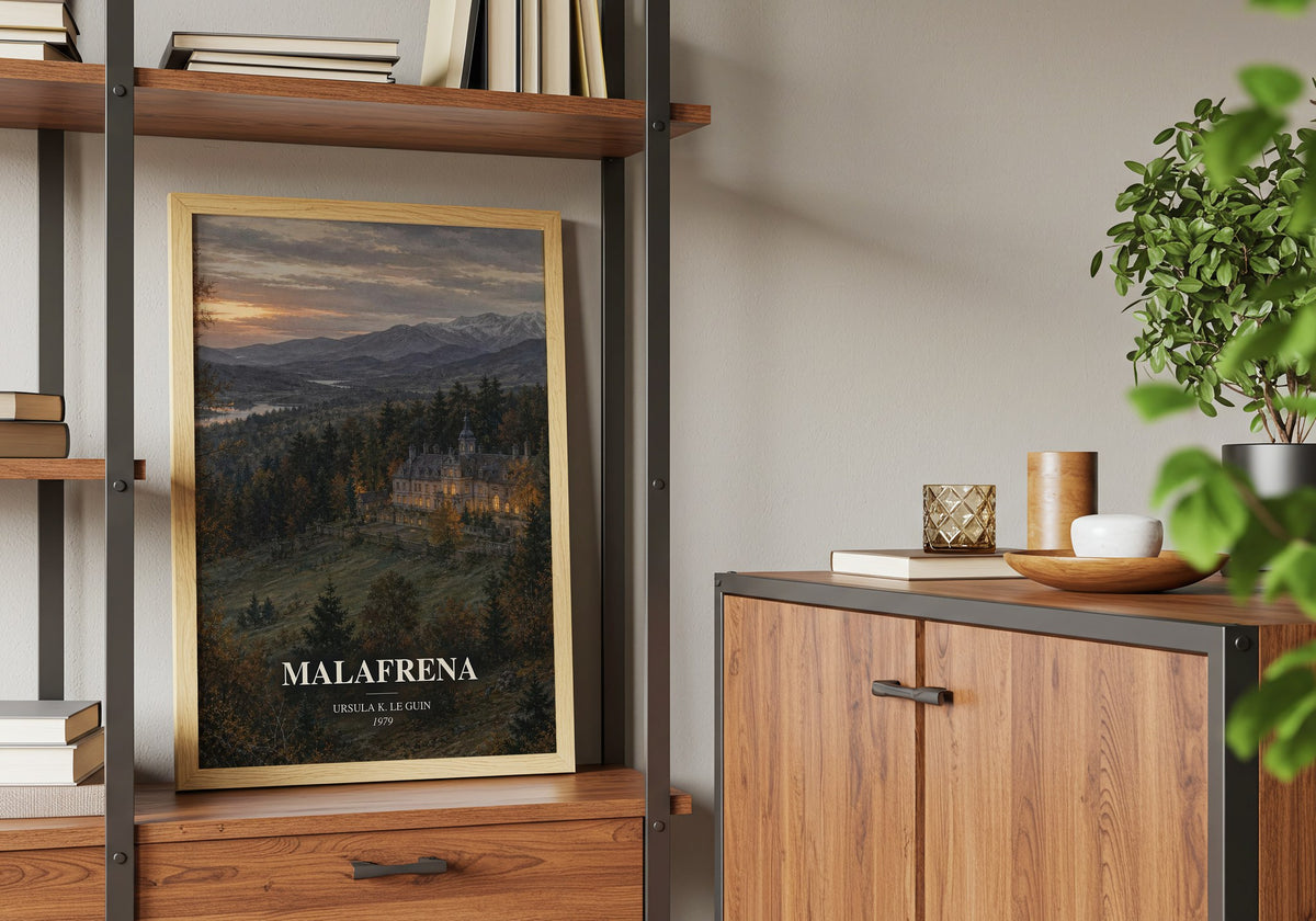 Malafrena book watercolour illustration paper finish options – matte satin gloss