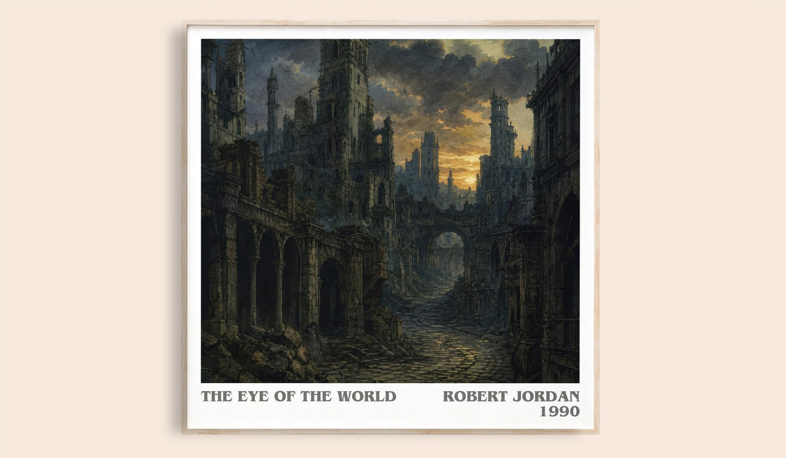 The Eye of the World literary book poster by Robert Jordan – framed literary art print