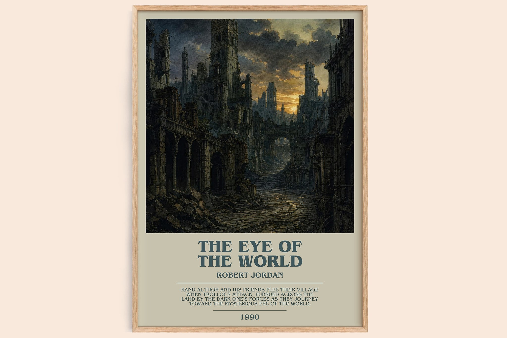 The Eye of the World Bookish Wall Art by Robert Jordan