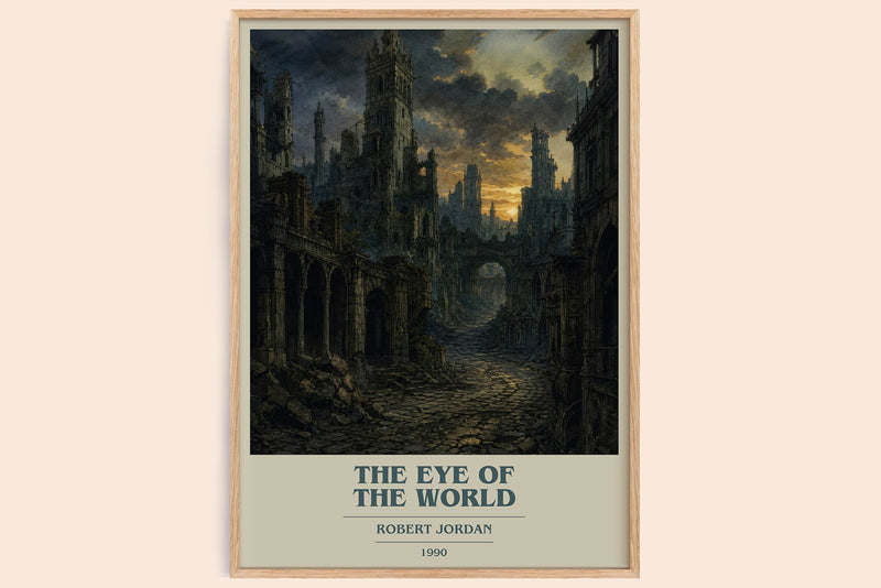 The Eye of the World Book Cover Poster by Robert Jordan (Modern Minimalist style)