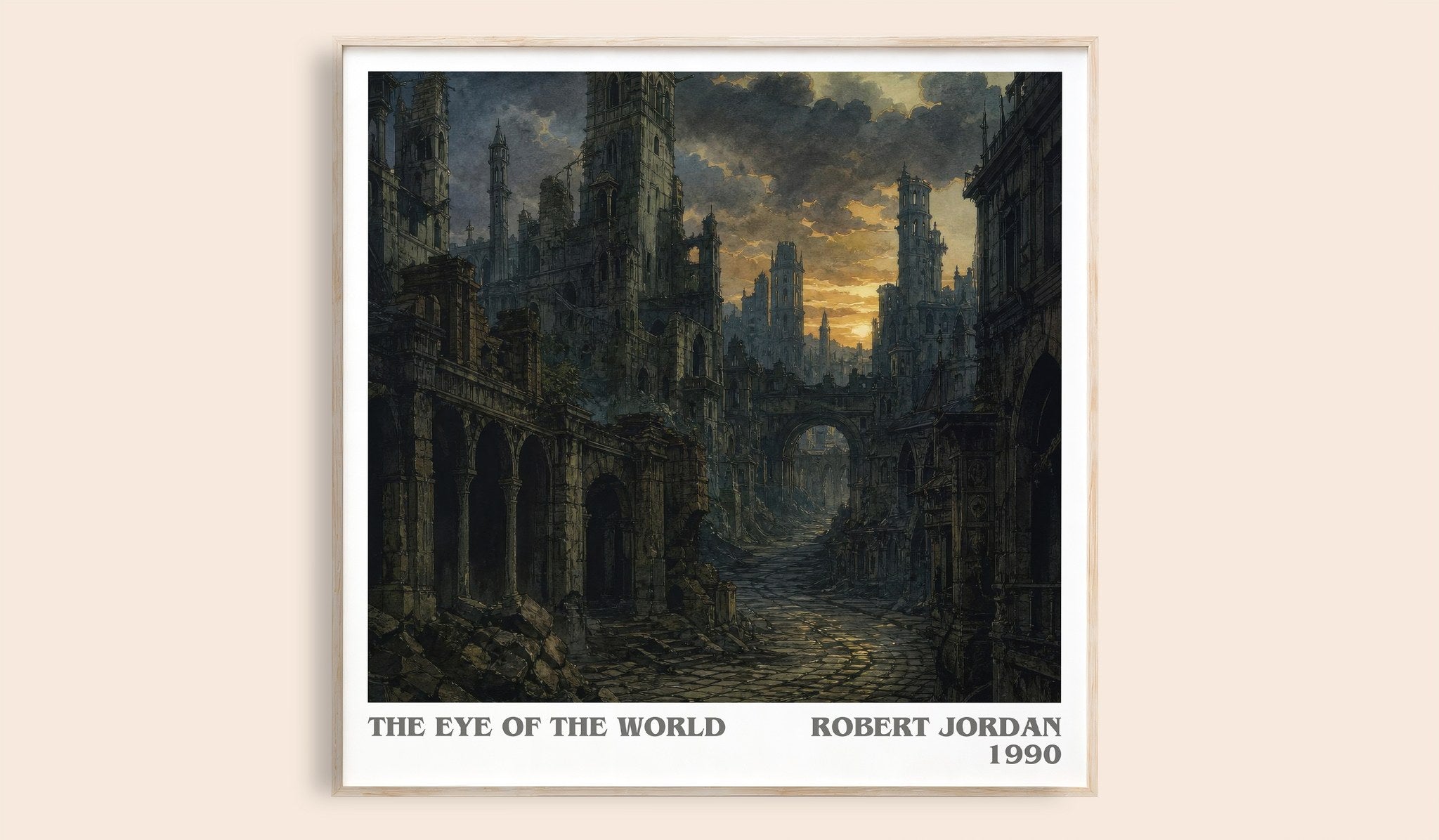 The Eye of the World Literary Art Print by Robert Jordan