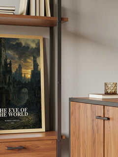 The Eye of the World book watercolour illustration paper finish options – matte satin gloss