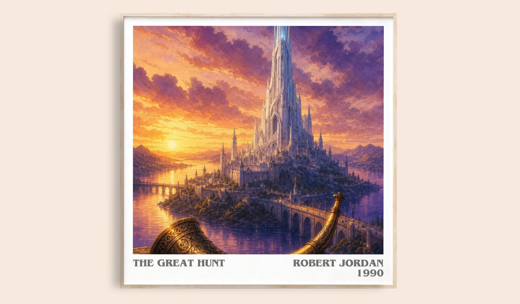 The Great Hunt Literary Art Print by Robert Jordan