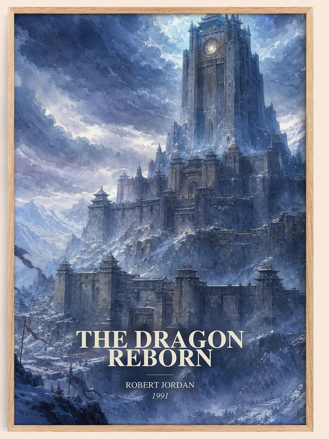 The Dragon Reborn Book Watercolour Illustration by Robert Jordan