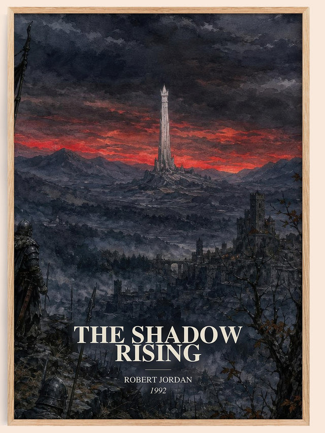 The Shadow Rising Book Watercolour Illustration by Robert Jordan