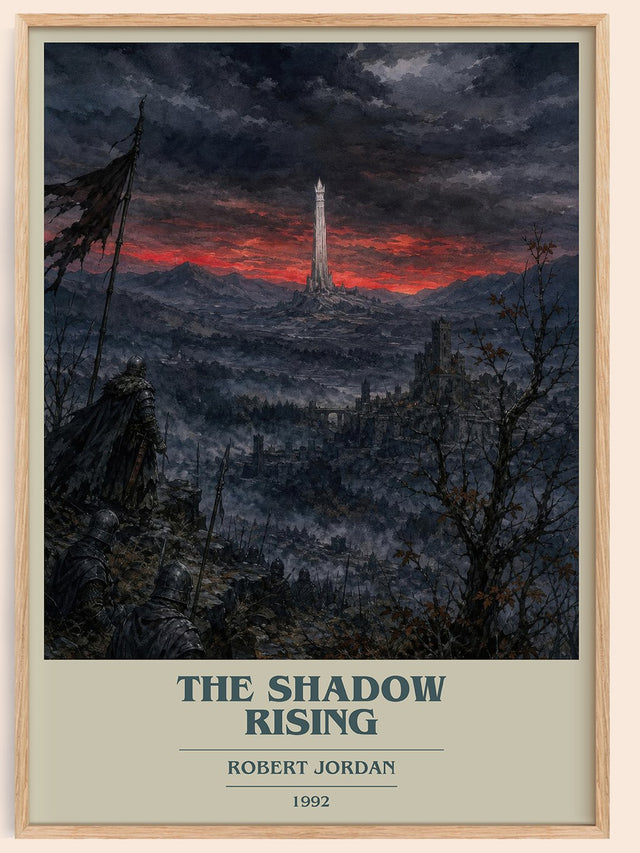 The Shadow Rising Book Cover Poster by Robert Jordan