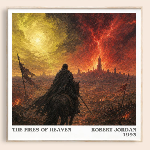 The Fires of Heaven Literary Art Print by Robert Jordan