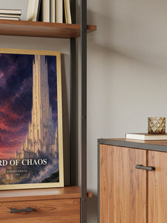 Lord of Chaos book watercolour illustration paper finish options – matte satin gloss