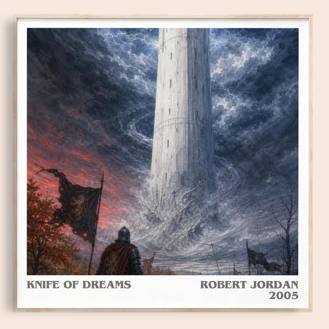 Knife of Dreams Literary Art Print by Robert Jordan