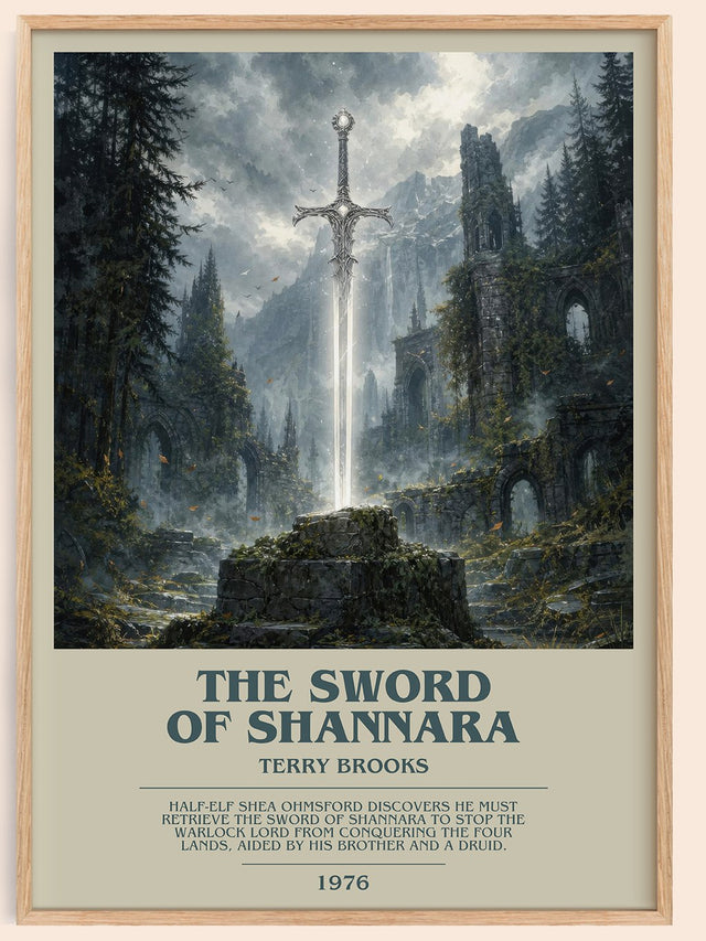 The Sword of Shannara Bookish Wall Art by Terry Brooks