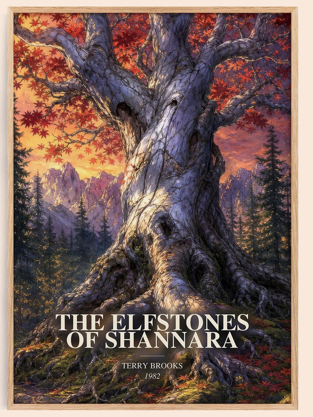 Elfstones of Shannara Book Watercolour Illustration by Terry Brooks
