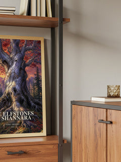 The Elfstones of Shannara book watercolour illustration paper finish options – matte satin gloss