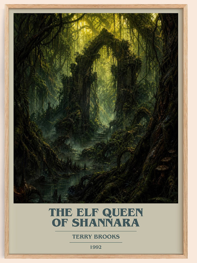 The Elf Queen of Shannara Book Cover Poster by Terry Brooks