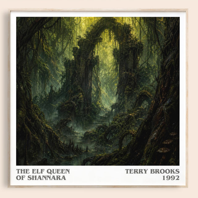 The Elf Queen of Shannara Literary Art Print by Terry Brooks