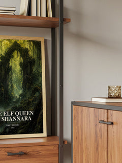 The Elf Queen of Shannara book watercolour illustration paper finish options – matte satin gloss