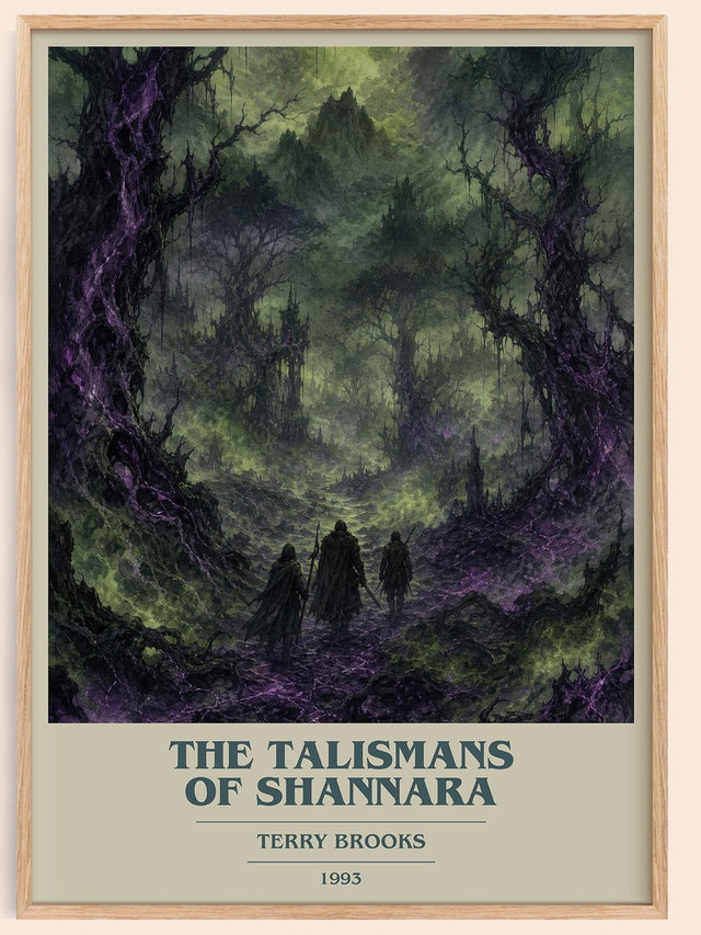 The Talismans of Shannara Book Cover Poster by Terry Brooks