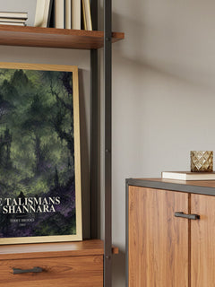 The Talismans of Shannara book watercolour illustration paper finish options – matte satin gloss