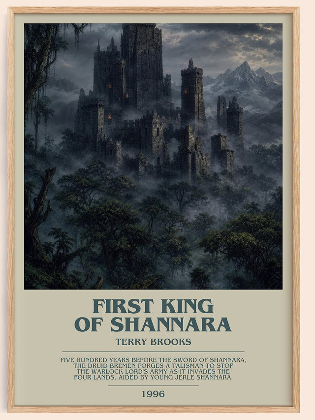 First King of Shannara Bookish Wall Art by Terry Brooks