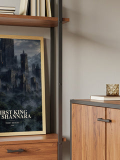 First King of Shannara book watercolour illustration paper finish options – matte satin gloss