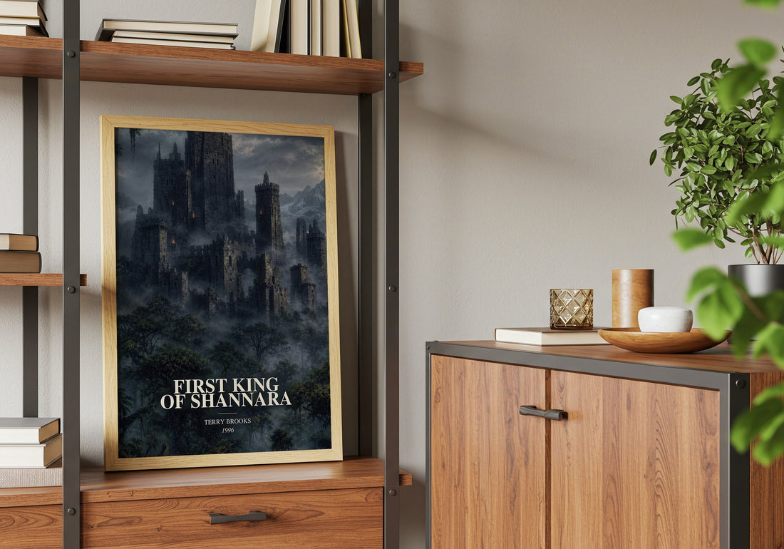 First King of Shannara book watercolour illustration paper finish options – matte satin gloss