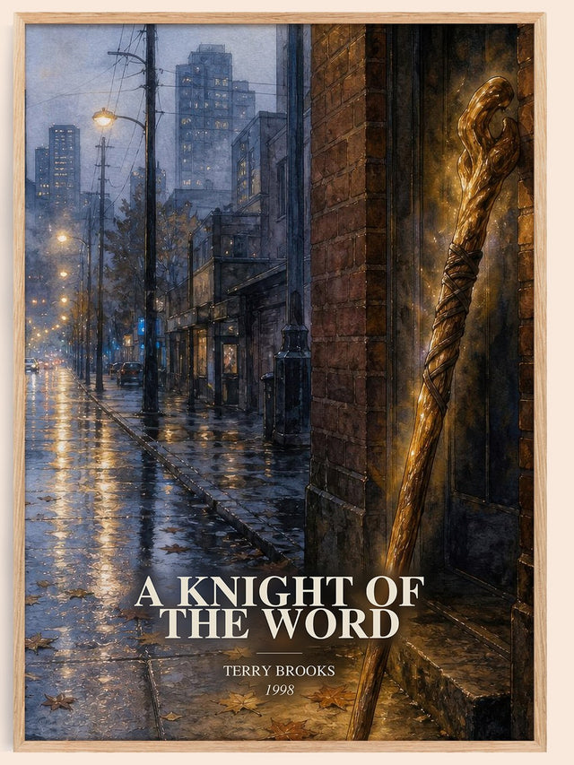 A Knight of the Word Book Watercolour Illustration by Terry Brooks