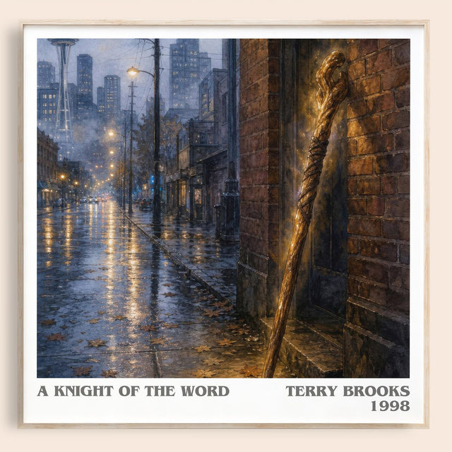 A Knight of the Word Literary Art Print by Terry Brooks