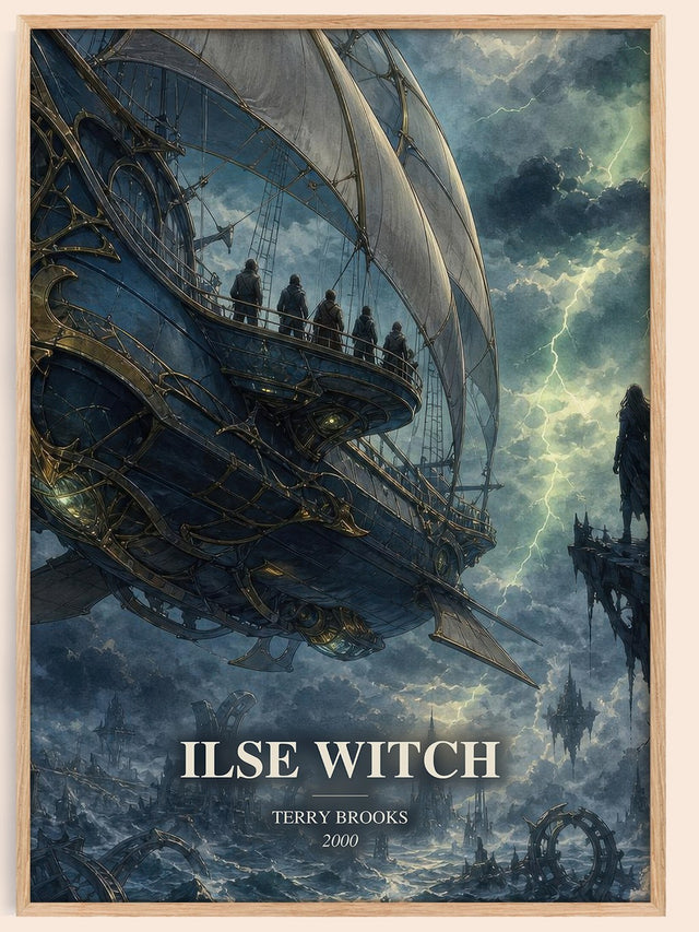 Ilse Witch Book Watercolour Illustration by Terry Brooks