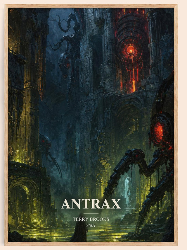 Antrax Book Watercolour Illustration by Terry Brooks