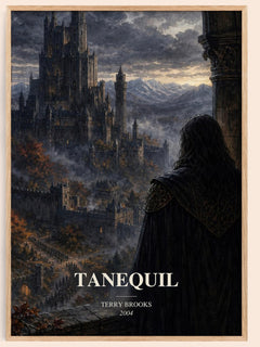 Tanequil watercolour book poster by Terry Brooks – framed literary art print