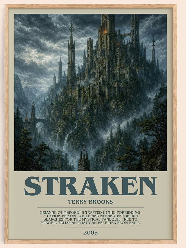 Straken Bookish Wall Art by Terry Brooks
