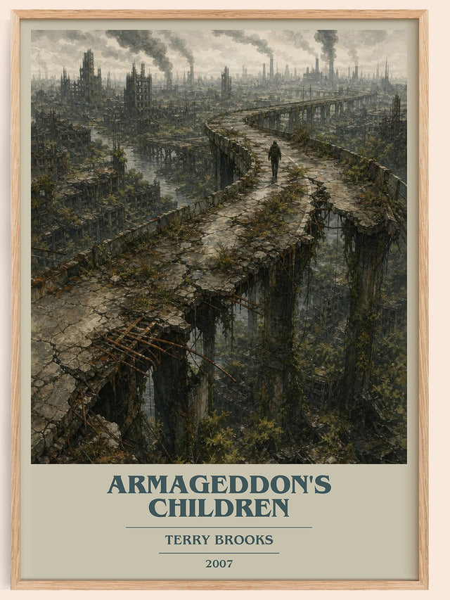 Armageddon's Children Book Cover Poster by Terry Brooks