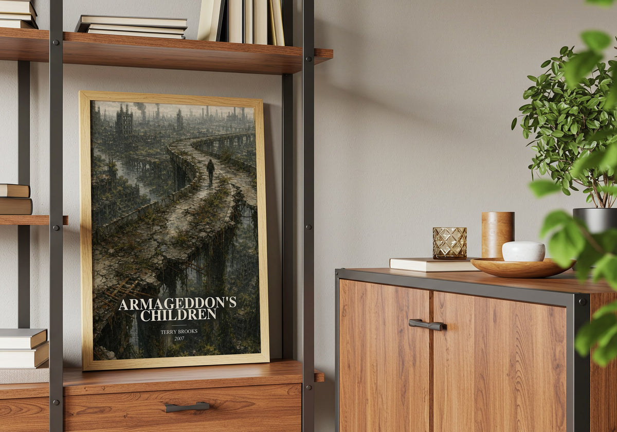 Armageddon's Children book watercolour illustration paper finish options – matte satin gloss