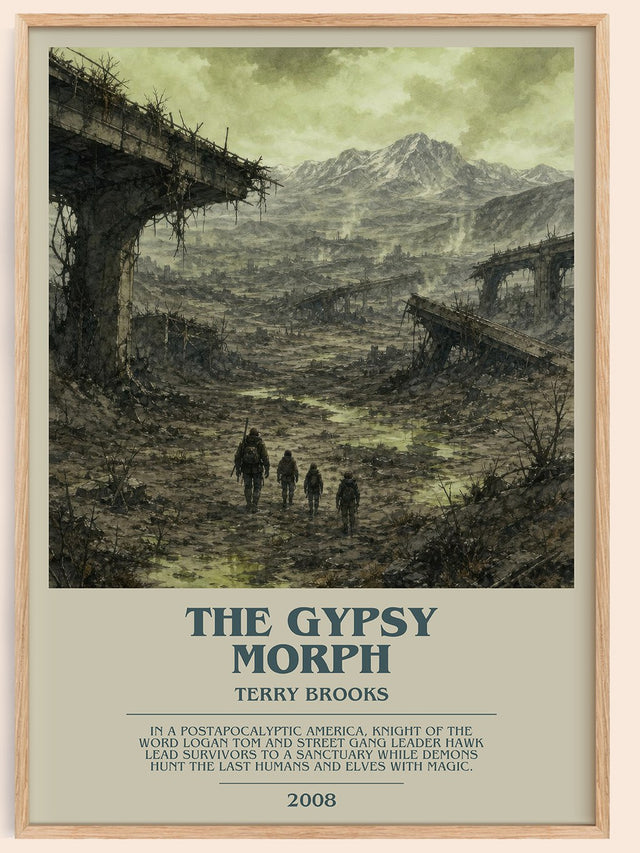 The Gypsy Morph Bookish Wall Art by Terry Brooks