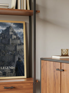 Legend book watercolour illustration paper finish options – matte satin gloss